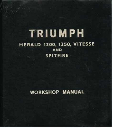 Triumph herald 1200 12 50 vitesse spitfire full service repair manual. - Guida per l'utente per la riparazione di zeiss.