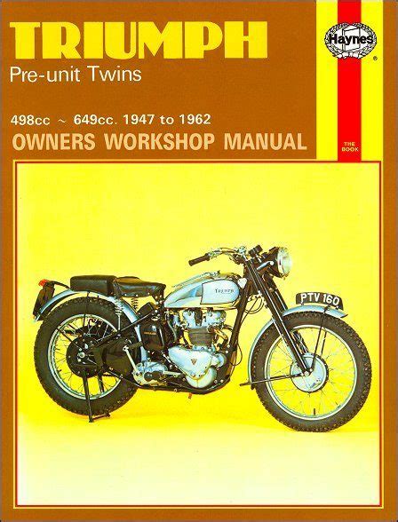 Triumph motorcycle 1956 1962 repair and service manual. - Fuel injection diagnosis manual spider 124.