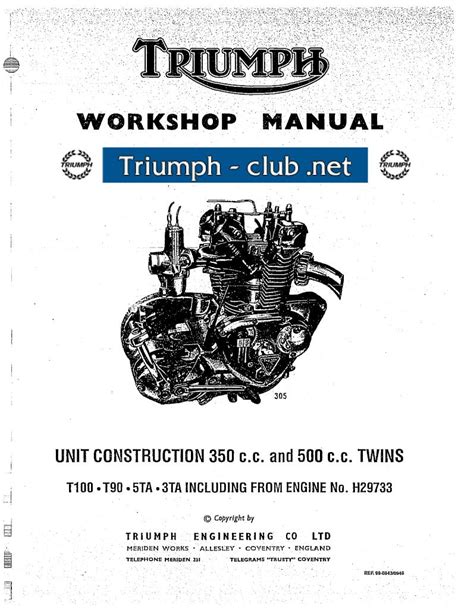 Triumph motorcycle 1963 1974 350cc 500cc repair srvc manual. - Komatsu pw150es 6k hydraulic excavator operation maintenance manual s n k34001 and up.