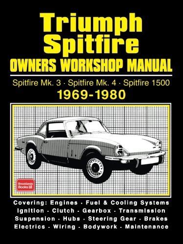 Triumph spitfire besitzer werkstatthandbuch spitfire mk3 spitfire mk4 spitfire 1500 1969 1980 bedienungsanleitung. - Tracker party deck 21 owners manual.