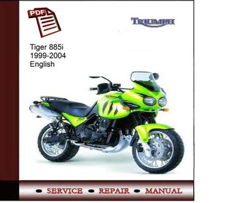 Triumph tiger 885i 1999 2004 service manual. - Service handbuch kohler generator10eg 13eg 15eg.