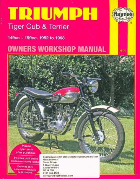 Triumph tiger cub manuals and datas. - Case cx16b cx18b mini excavators service repair manual.