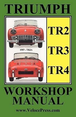 Triumph tr2 tr3 tr4 1953 1965 owners workshop manual. - Solution manual ofconflict management barbara corvette.
