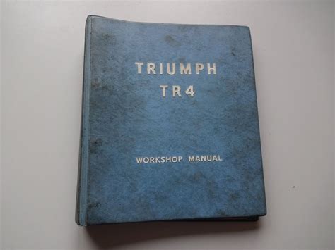 Triumph tr4 tr4a werkstatthandbuch tr4a modellergänzung offizielle werkstatthandbücher. - Stiquito robot kit with manual controller.