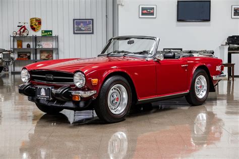 Droptop Fun: 1971 Triumph TR6. This red British roadster is located in Salem, Oregon at an asking price of $12,500. You can see a number of upclose pictures here on Barn Finds Classifieds. The seller states ….