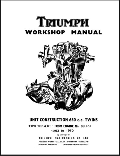 Triumph tr6 manuale operativo manuali officina ufficiale. - Pdf mercruiser 3 0l service handbuch und schaltplan.