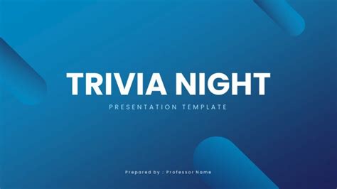 Trivia Night Powerpoint Template Prezi