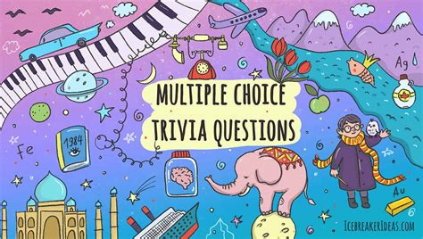 Trivia categories multiple choice.  Jan 21, 2026 · Discover 450+ fun multiple choice trivia ...