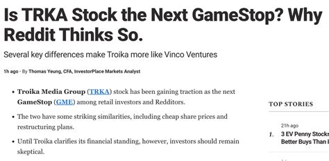 News ? HODL your shares! A buyout should be way more than this run up today my friends. Also, HODL makes the shorts have to cover as well! 4.4K subscribers in the TRKA community. Troika Media Group Investors.. 
