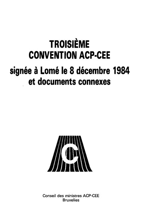 Troisième convention acp cee signée à lome le 8 décembre 1984  et documents connexes. - An instructional guide for literature put me in the zoo by tracy pearce.
