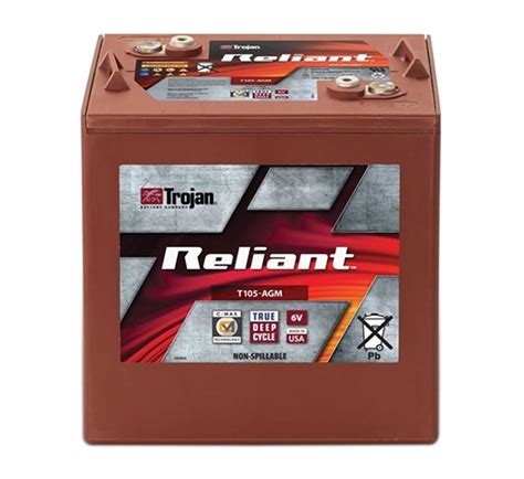 Trojan T105-AGM Battery for Sale Advantage Batteries