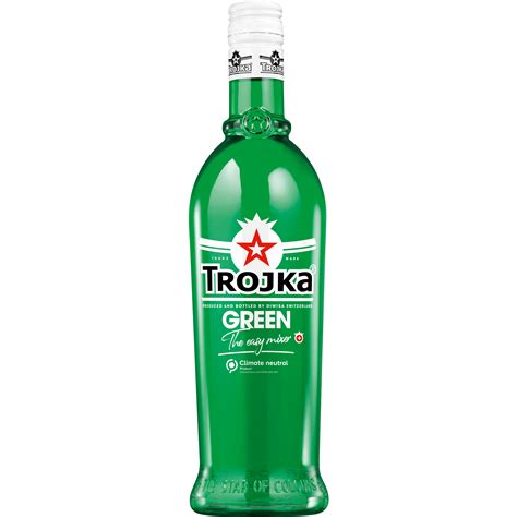 Trojka Green – Grüner Vodka-Likör kaufen drinkdirect.ch