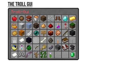 Troll gui minecraft. wikiped&hellip; 显示全部 关注者 4. 黑某某人，也可以�...