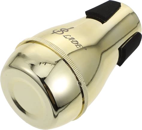 Aluminum straight mute with solid brass bottom. Catego