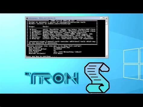 TronScript - script to aid in removing Windows malware and viruses …