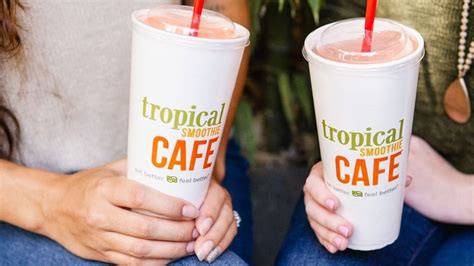 To redeem Reward, must use app or Tropic Rewards® account to order online via tropicalsmoothiecafe.com for same-day pick-up or delivery, or scan app in-cafe at time of purchase. Reward will be applied to lowest …