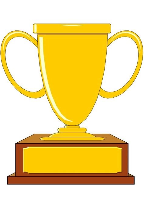 Trophy Template Printable