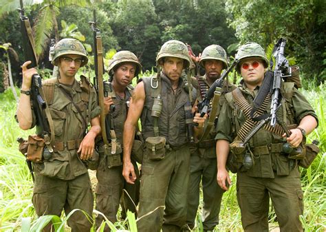 Tropic Thunder - After taking Tugg Speedman hostage, the Flaming Dragon crew call his agent to ask for ransom but get Les Grossman who does bot negotiate wit....