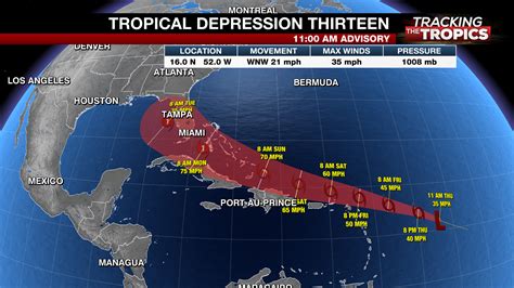 Tropical Depression 13 will likely become ‘powerful hurricane’ in record-warm waters, East Coast could be threatened