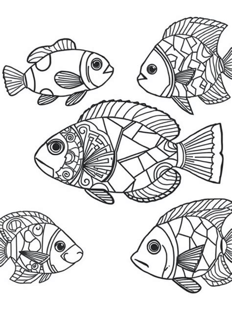 Tropical Fish Coloring