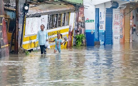 Tropical Storm Franklin makes landfall and dumps heavy rain on Haiti and Dominican Republic
