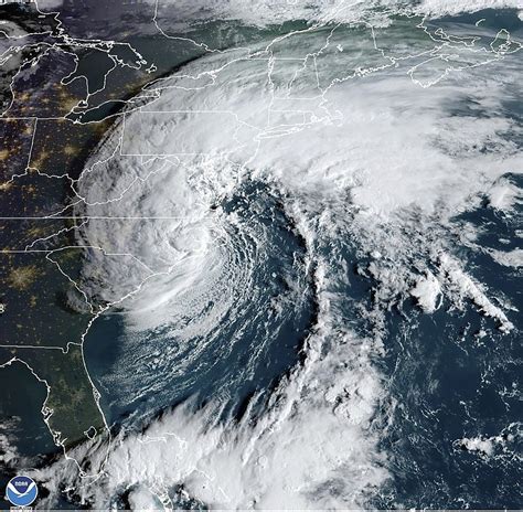 Tropical Storm Ophelia moving inland over North Carolina as coastal areas lashed with wind and rain