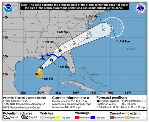 Tropical storm warning issued for parts of East Coast ahead of potential cyclone