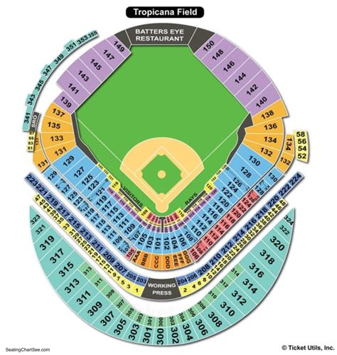Tropicana Field seating charts for all events including baseball. Section Gate 6. Seating charts for Tampa Bay Rays..