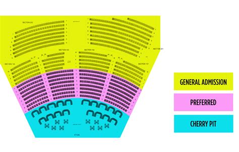Tropicana seating theater chart vegas las 