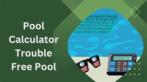 Troublefreepool calculator. Discover the pool calculator behind the perfect pool, PoolMath. Dealing with pools has allowed TFP to become the original authors of the best calculator on the net. To help you better understand the calculator and keep your water clean and clear, you should also view the following: ABC's of Pool Water Chemistry FC/CYA Chart 
