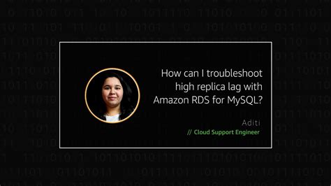 Troubleshoot high replica lag with Amazon RDS for MySQL