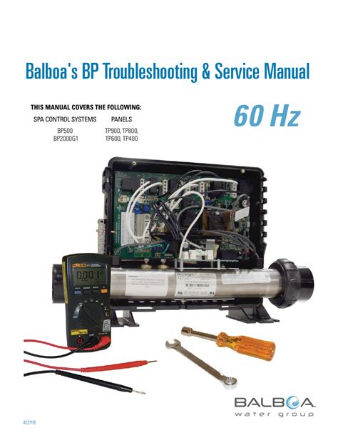 Troubleshooting and service manual balboa water group. - Mercury 20 2 stroke repair manual.