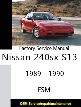 Troubleshooting guide for 1990 nissan 240sx. - Rival electric ice cream maker owners guide.