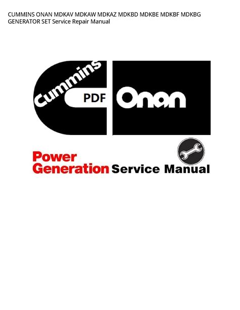Troubleshooting manual for onan mdkav generator. - Van vanette parts catalogue repair manual.