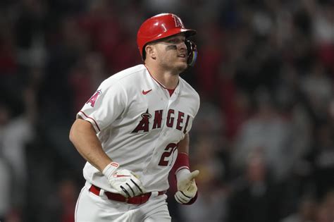 Trout on tying DiMaggio with 361st career home run: ‘It means a lot’