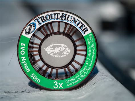 Trouthunter - TroutHunter offers spools with a greater quantity at 50m (54.7 yds). As a result, TroutHunter spools have the highest price but actually offer a better value per yard. Similarly, the RIO Guide Spools of Fluoroflex Plus seem expensive at $40.00 each, but they offer the best value per yard for fluorocarbon.