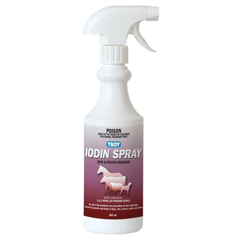 Troy Iodin Spray 500ml Farmalogic Australia