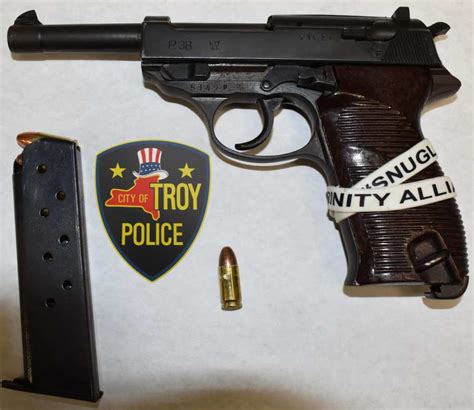 Troy Police recover stolen handgun on Monday night