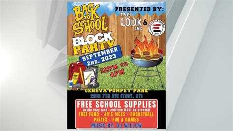 Troy Police to host Back-to-School Block Party