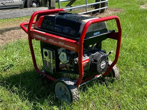 See original listing. Troy-Bilt 6250/8500 Watt Gasoline Portable Generator. Photos not available for this variation. Condition: Used. Ended: Jul 14, 2023 , 7:09AM. Price: US $425.00.. 