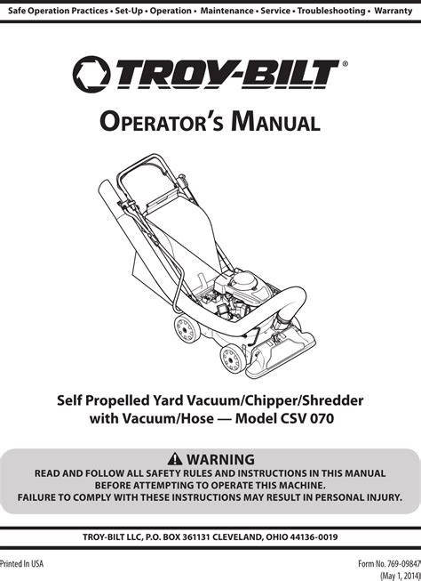 Troy bilt chipper shredder vac manual. - Gary soto the jacket teacher guide.