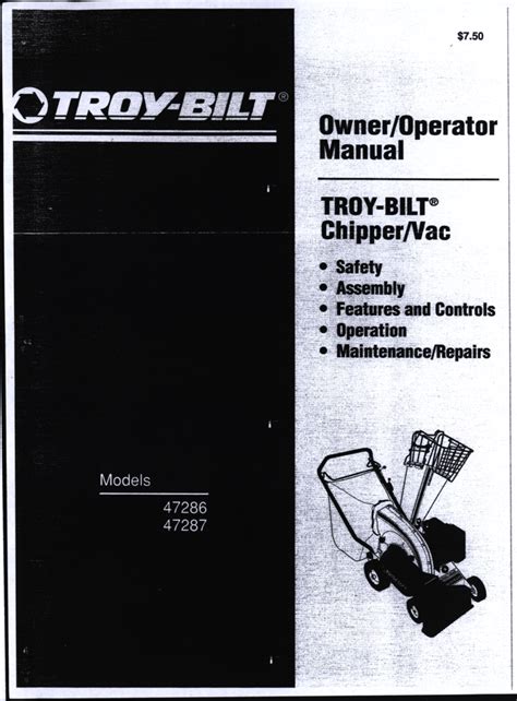 Troy bilt chipper vac 47287 manual. - Cosas que nadie te conto antes de tener hijos manuales practicos planeta.