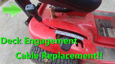 I own a troy bilt pony Model# ***** It was working fine until I removed deck so that I could replace blades. I connected the deck back and connected the PTO cable.Now when I push the blade engagement lever forward nothing happens. The blades will not engage and do not turn. The springs are connected. The belts are properly installed.. 