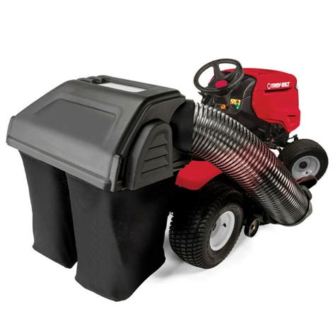 Troy bilt pony bagger. Fits Troy-Bilt™ Z42 and Z46 Zero Turn Mowers (2019- ) Flex tubing and integrated hood design; Sight window, so you know when the bags are full; 6.5 Bushel Capacity; Utilizes your existing mower blades; Includes two bags, a hood, a chute, and weight plates; Hardware and installation instructions included; Documents and Guides. Assembly ... 