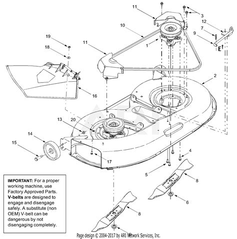 Deck Assembly diagram and repair parts lookup for Troy-Bilt 13AN689G766 - Troy-Bilt Pony Lawn Tractor (2004) The Right Parts, Shipped Fast!. 