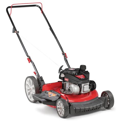 Troy-Bilt TB105 download instruction manual pdf 21 in. 140 cc Gas Walk Behind Push Mower with High Rear Wheels and 2-in-1 Cutting TriAction Cutting System Category: Outdoor Power Equipment. 