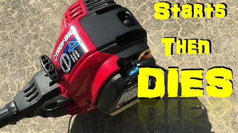Troy bilt trimmer starts and dies. Things To Know About Troy bilt trimmer starts and dies. 