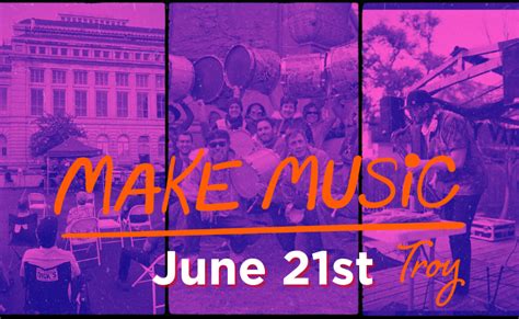 Troy holding events to celebrate Make Music Day