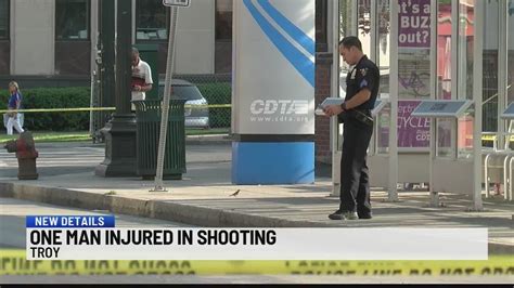 Troy police investigating after man shot in leg