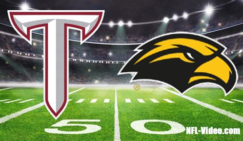 Troy vs. Southern Miss - College Football Game Recap - 19 …